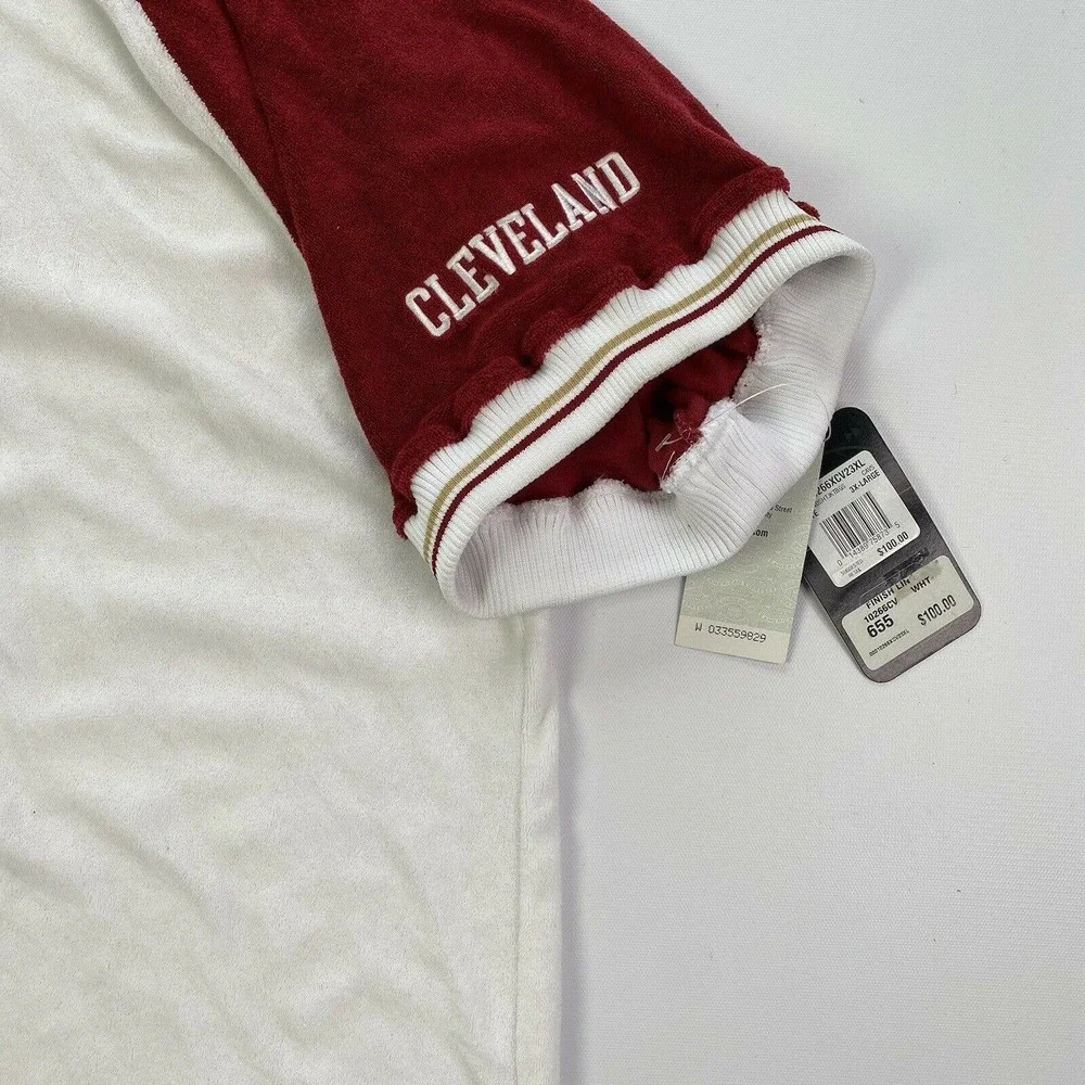 Nike Team Sports Jersey Jacket Warmup Basketball Cleveland 72 Terry Cloth SZ 3XL - Picture 3 of 10